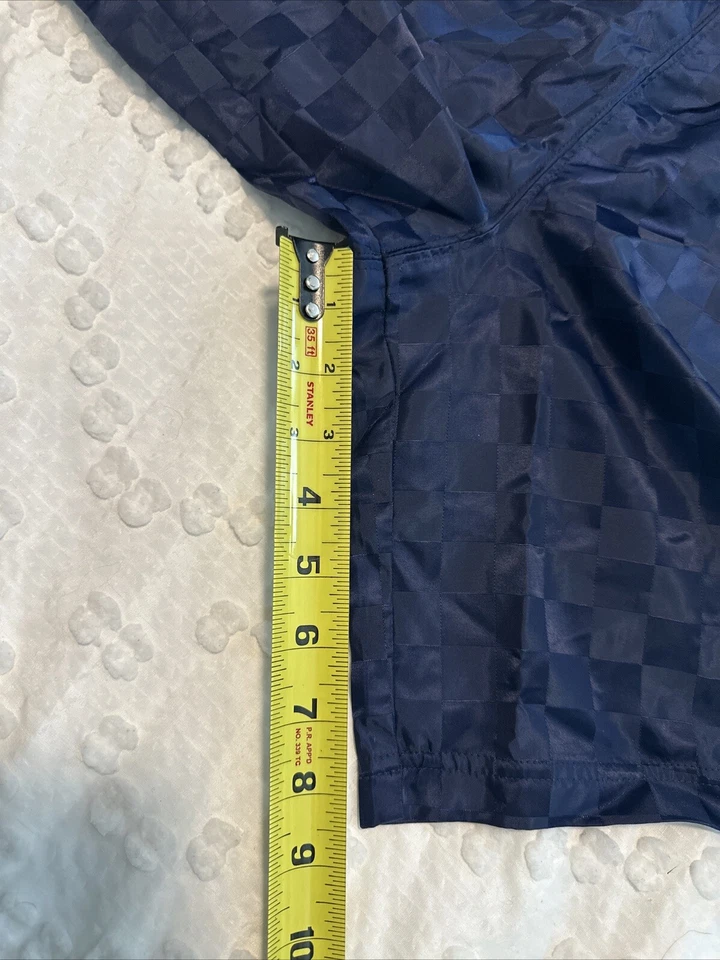 Umbra Premier Azul Marino Niños L Fútbol Pantalones Cortos Cuadros Patrón 26”x8” Foto 4 de 4