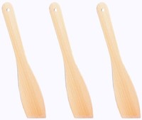 3X Pfannenwender Buche Pfannenheber Bratenwender Holzschaber 30 Cm
