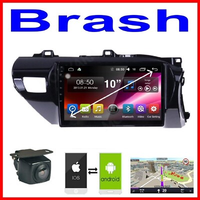 HILUX 2015+  GPS WIRELESS APPLE CARPLAY ANDROID AUTO CAMERA ODB DAB+ TPMS DVR 