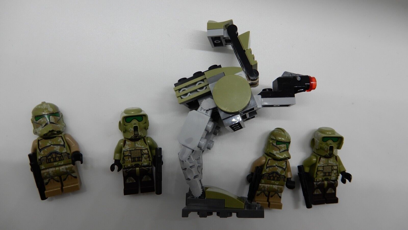 LEGO Star Wars Kashyyyk Clone Scout Trooper Minifigure Lot 41st Elite + Vehicle