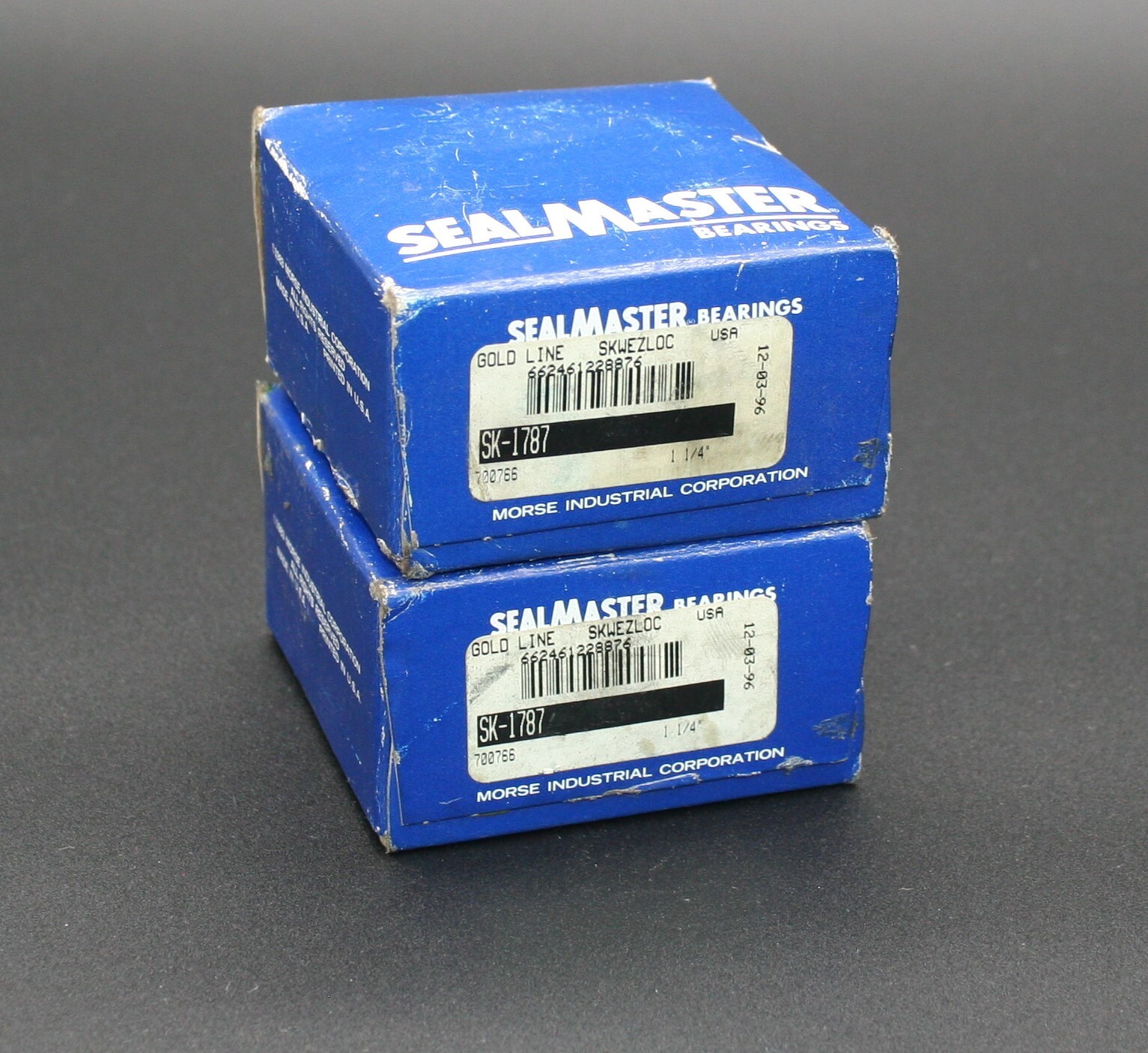 Gold Line Insert One (1) SealMaster SK-1787 Gold Line Insert Bearing 1-1/4