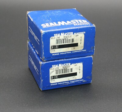 One (1) SealMaster SK-1787 Gold Line Insert Bearing 1-1/4'' SKWEZLOC USA NIB NEW