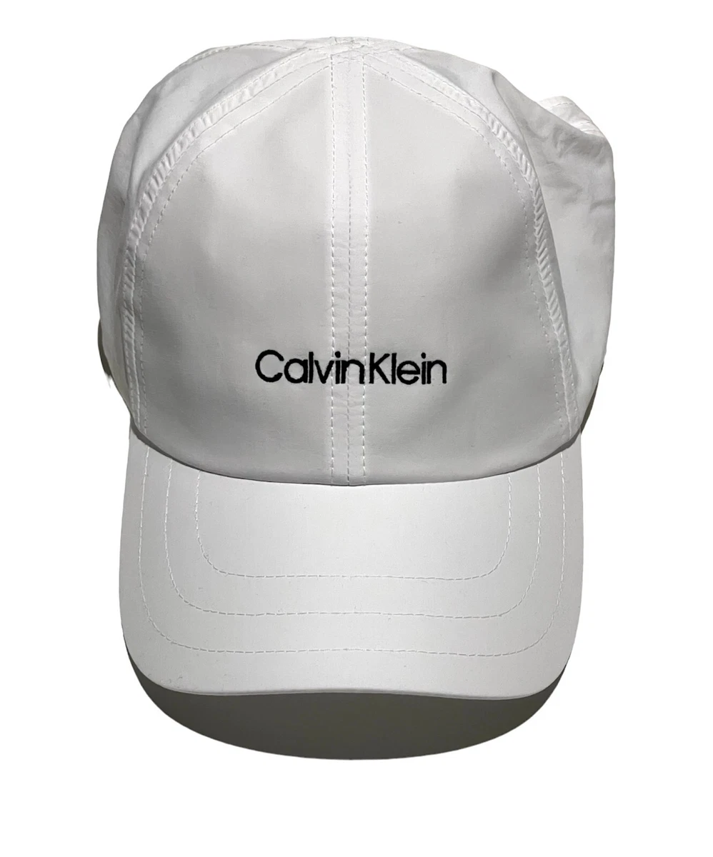 Calvin Klein Women Hat Cap CK Logo 35253326100FA White One Size | eBay