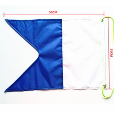 Diving Boat Flag (Alpha Flag) With Metal Eyelets, 500 X 350 Mm