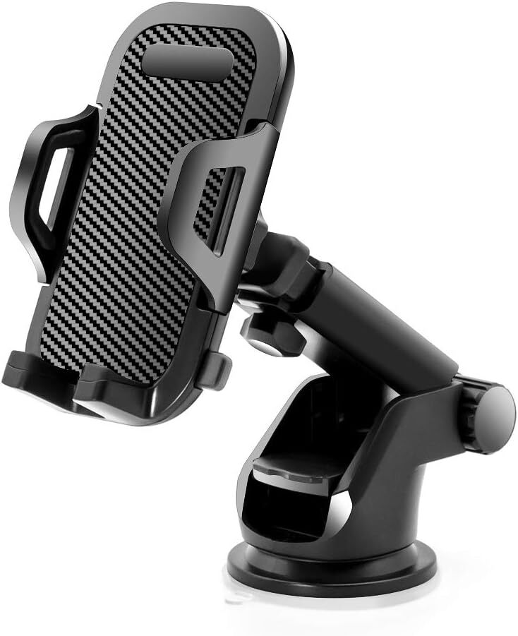 Car Phone Mount, Dashboard & Windshield Cell Phone Holder Stand with One-Touc...-image