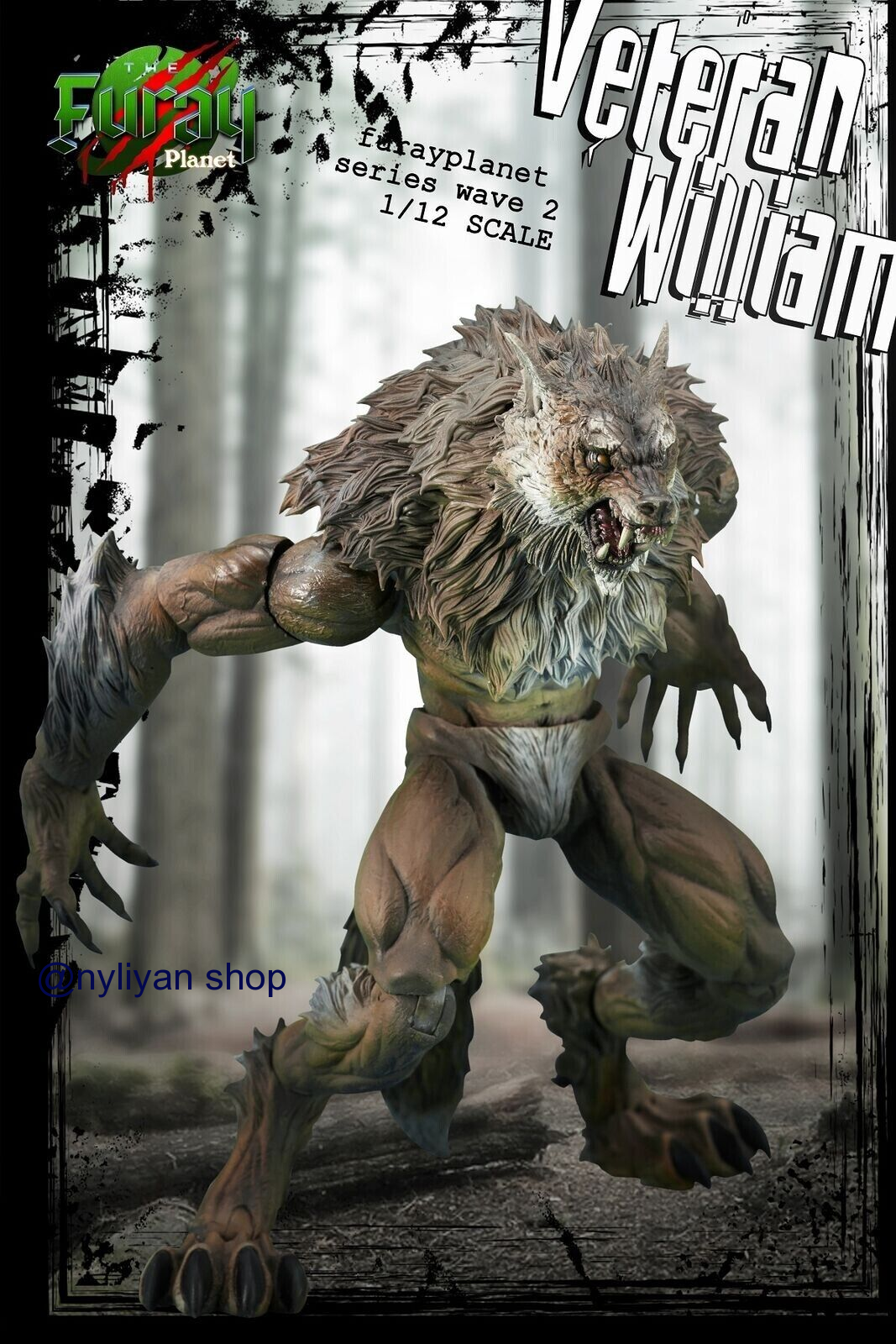 Maestro Union 1/12 Veteran William Werewolf 6'' Action Figure
