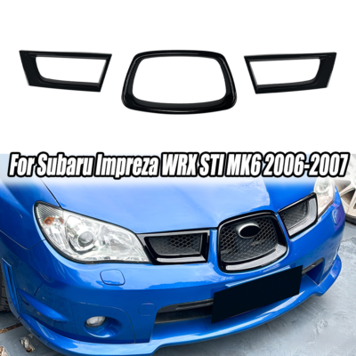 #ad #ad Front Grill Grille Cover For Subaru Impreza WRX STI MK6 9th 2006 2007 US Stock $49.37