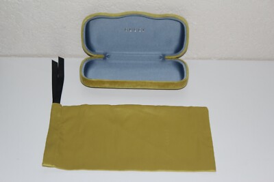 Gucci Green Velvet Suede Sunglass Eyeglass Clamshell Case  display picture 1