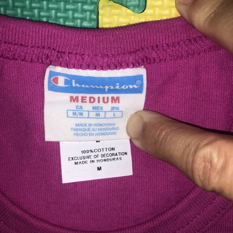 Champion Camiseta Cuello Redondo Mujer Talla M Manga Corta Rosa Camiseta Foto 3 de 4