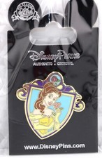 BELLE-BEAUTY & THE BEAST DISNEY CREST PIN