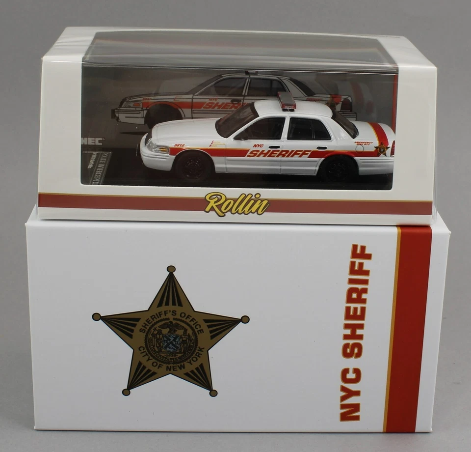 1:64 Scale Sheriff Ford CVPI Crown Victoria Diecast Car - Image 2 of 4