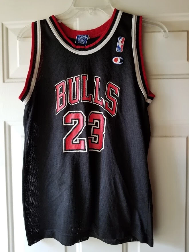 Vintage Champion NBA Michael Jordan Chicago Bulls Boys Jersey Size M 10 12