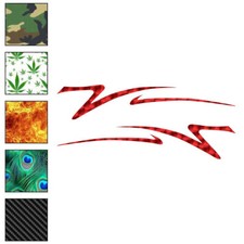 Pinstripe Pair Set, Vinyl Decal Sticker, 40 Patterns  3 Sizes, 7436