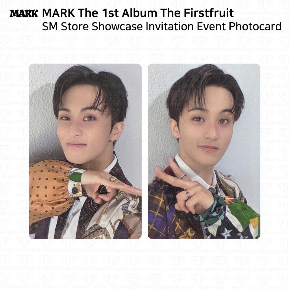 MARK NCT The 1st Album The Firstfruit SM Store Showcase Invitation