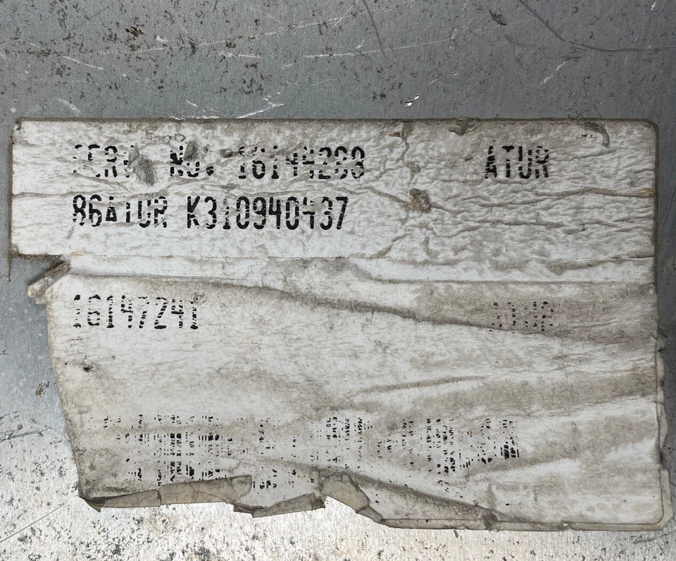 Chevrolet GMC C,K1500 2500 1990-93 PICKUP 4,3 TBI 700R4 ECM 16144288 ATUR Foto 2 de 4