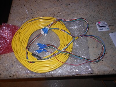 95 Feet, OFS, 9/125, 8 Channel Single Mode Optical Riser Fiber Cable, LC-SC