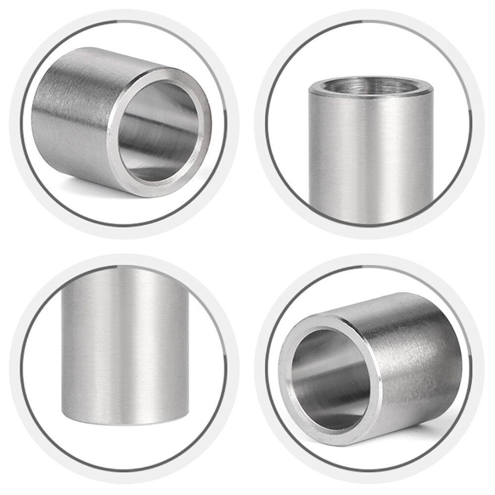 100x Aluminium-Distanzhülsen M6 – 12x6,5x7 Mm – AlMgSi0,5, Made In Germany – Abstandshalter