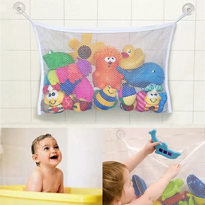 Baby Bath Toy Mesh Net Storage Bag Organizer Holder for Bathtub