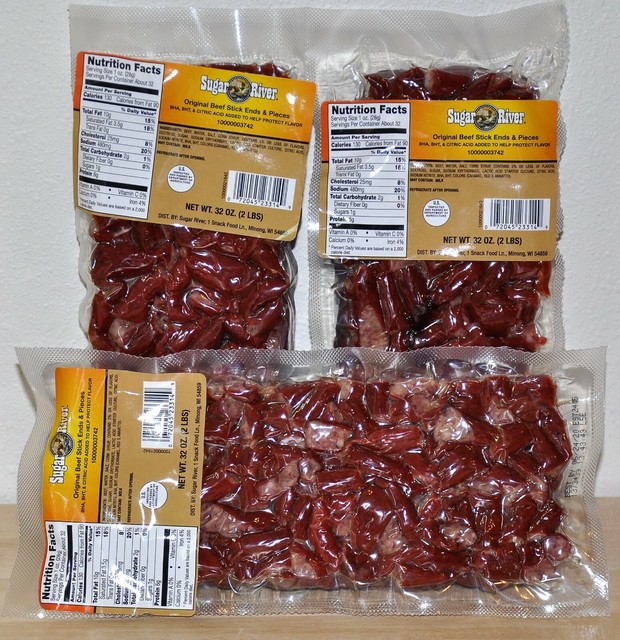 beef stick ends and pieces