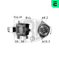 ERA Lichtmaschine Generator 110A 14V FüR Renault Kangoo Express D 65 1.9 2.0