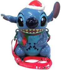 Stitch Popcorn Container Bucket Tokyo Disney Resort Limited Christmas USED