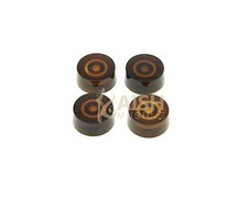4x Amber LP Guitar Control Knobs Speed Knobs Dial Knobs for Les Paul