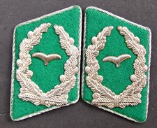 DDR GT Paar Kragenspiegel Stabsoffizier Grenzflieger SELTEN!!! 9104