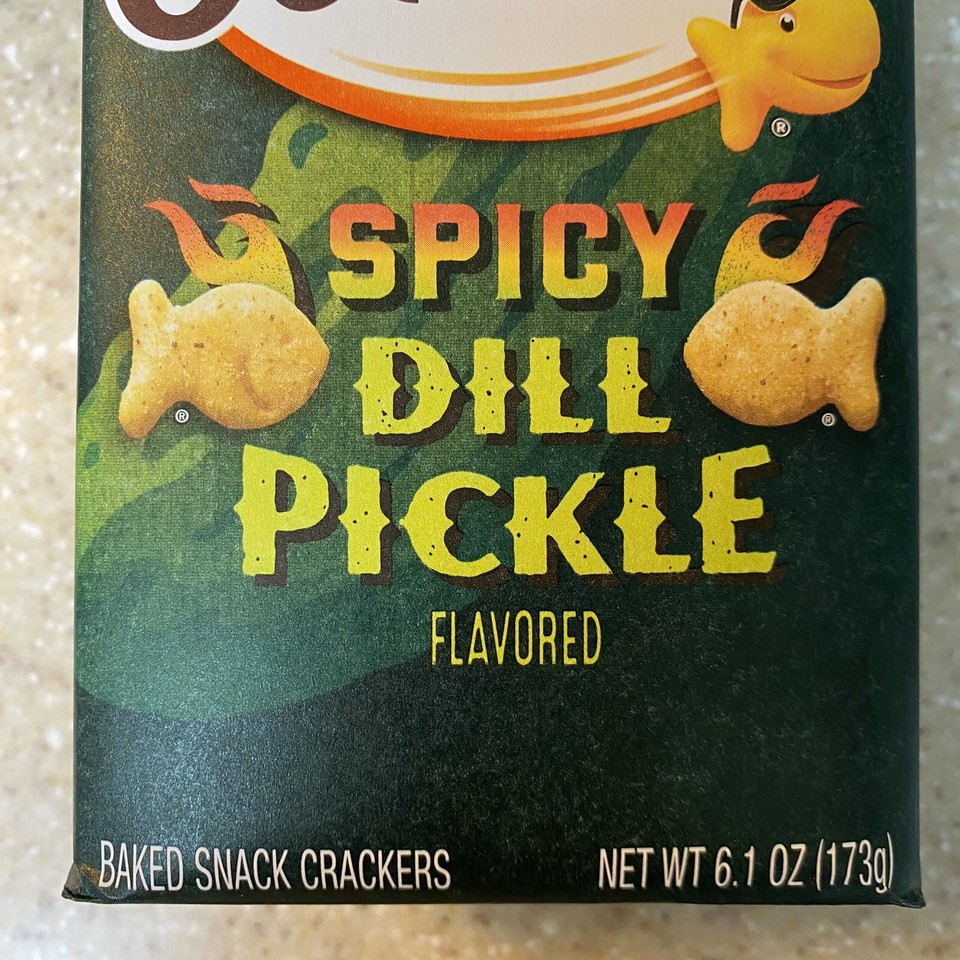 Goldfish Spicy Dill Pickle Snack Crackers Limited Edition 6.1 oz eBay