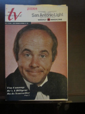 TV Guide Channels Regional Magazine November 1975 Tim Conway