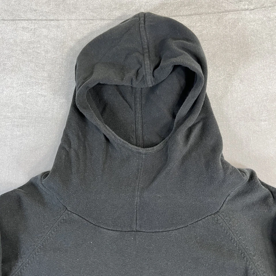 Sudadera con capucha Oakley vintage para mujer pequeña negra acanalada Gorpcore snowboard Y2K años 2000 Foto 2 de 4