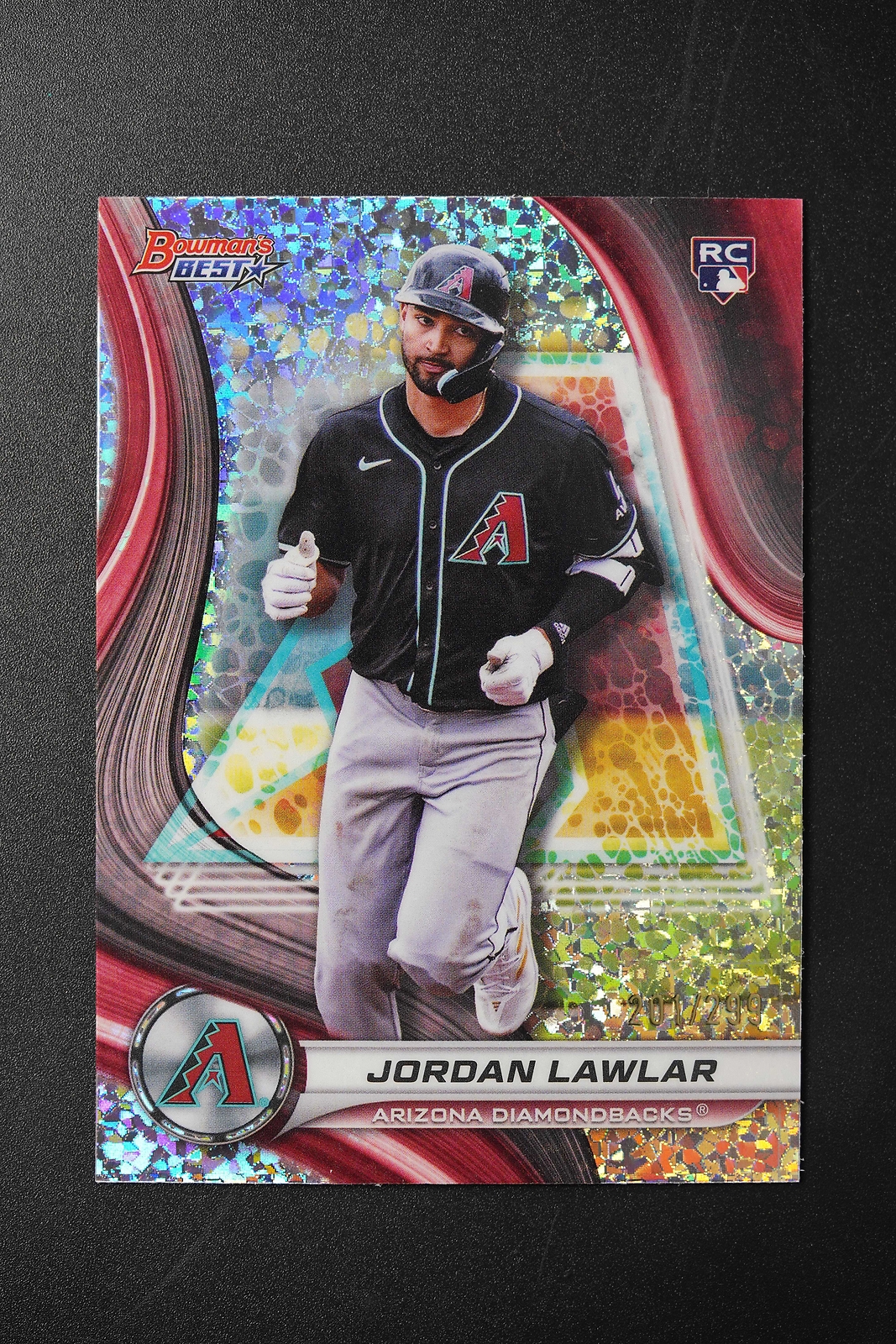 Jordan Lawlar 2024 Bowman's Best Baseball RC Mini Diamond Refractor /299 #4 -HD