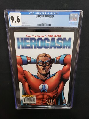 The Boys Herogasm #1  1st Print Dynamite 2009 CGC Graded 9.6 NM+