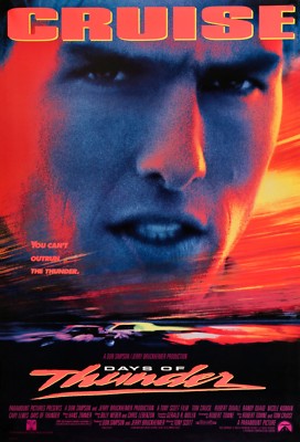 Days Of Thunder movie poster (b) : Tom Cruise  : 11 x 17 inches Racing, Nascar