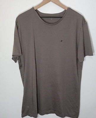 Jim Thompson Pima Cotton Brown Slim Fit T Shirt Size XXL 2XL