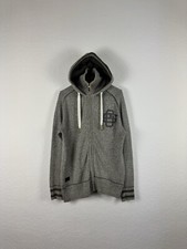 Men  s G-star RAW DECK HOODED VEST KNIT L/S Gray Size M