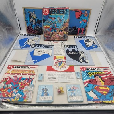 DC Heroes Role Playing Game + Extra Modules By Mayfair Games