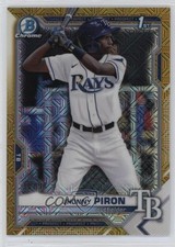2021 Bowman Chrome Mega Box Gold Mojo Refractor 38/50 Jhonny Piron #BCP-239 1dm7