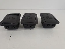 2014-2019 Cadillac CT6 OEM HVAC Rear Deck Child Seat Anchor Cover Trim Set Of 3