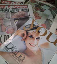 Princess Diana Memorabilia Papers/Magazines