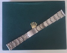 rare vintage Rolex 17mm ends circa 1953 tiny logo bracelet , Amazing condition!