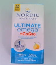 Nordic Naturals Ultimate Omega + CoQ10 60ct 05/27