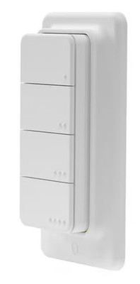 SHELLY Bluetooth Fernbedienung Blu ZB RC Button 4, Plug&Play, Weiß