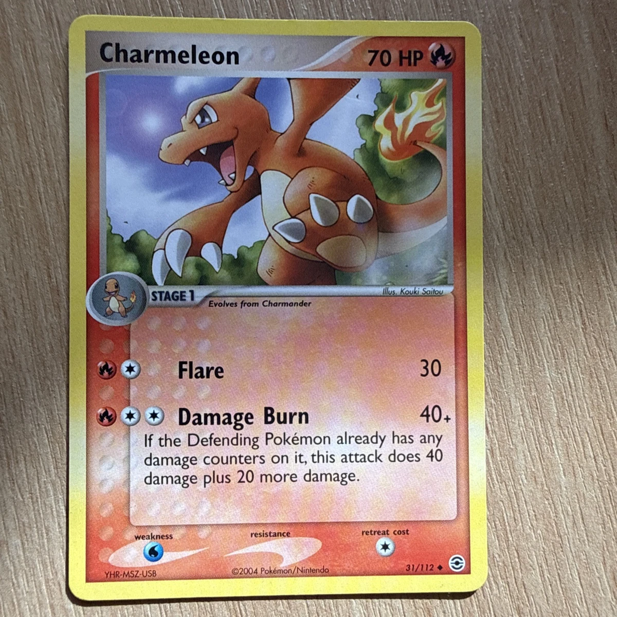 Charmeleon Pokémon TCG EX FireRed & LeafGreen Individual Trading