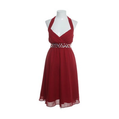 Amelia Collection, Neckholderkleid, Größe: 34, Rot, Polyester, Einfarbig #DQm