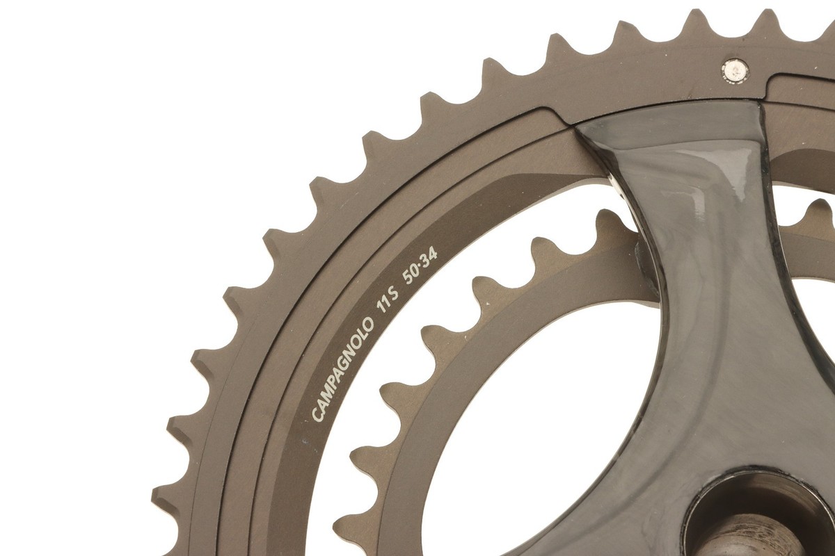Campagnolo Super Record Titanium Crankset 50/34T 11s Compact 175mm