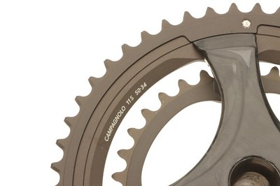 Campagnolo Super Record Titanium Crankset 50/34T 11s Compact 175mm