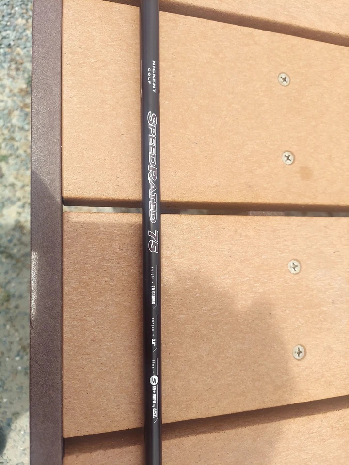 Left Hand LH NICKENT GENEX 3DX IRONWOOD 5/26* Speed Rated 75 39" Stiff Flex - Image 4 of 4