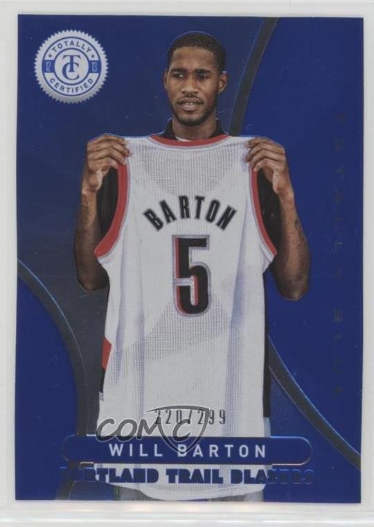 2012-13 Panini Totally Certified Blue 220/299 Will Barton #24 Rookie RC s6i