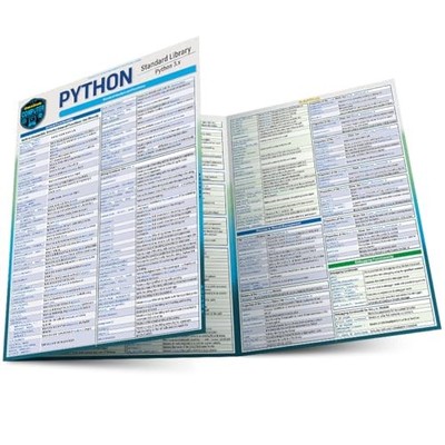 Python Standard Library : a QuickStudy Laminated Refere -  NEW Robin Nixon 2025