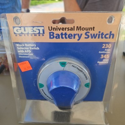 Guest 2110A Battery Switch Universal Mount With Afd NOS New 